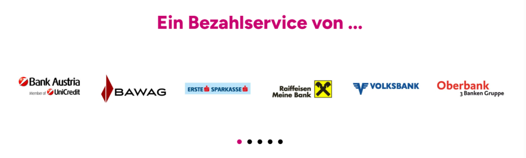Verfügbare österreichische Banken für EPS-Zahlungen im Casino